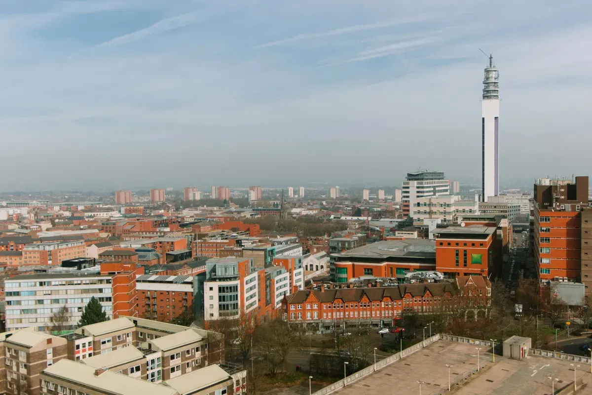 Birmingham city skyline