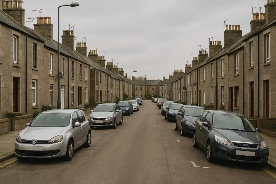 Moving guide illustration: Torry Parking Permits &ndash; Loading Access, Restrictions and Planning
