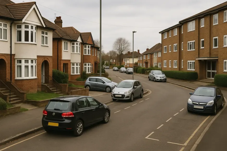 Moving guide illustration: Rayleigh Parking Permits &ndash; Loading Access, Restrictions and Planning