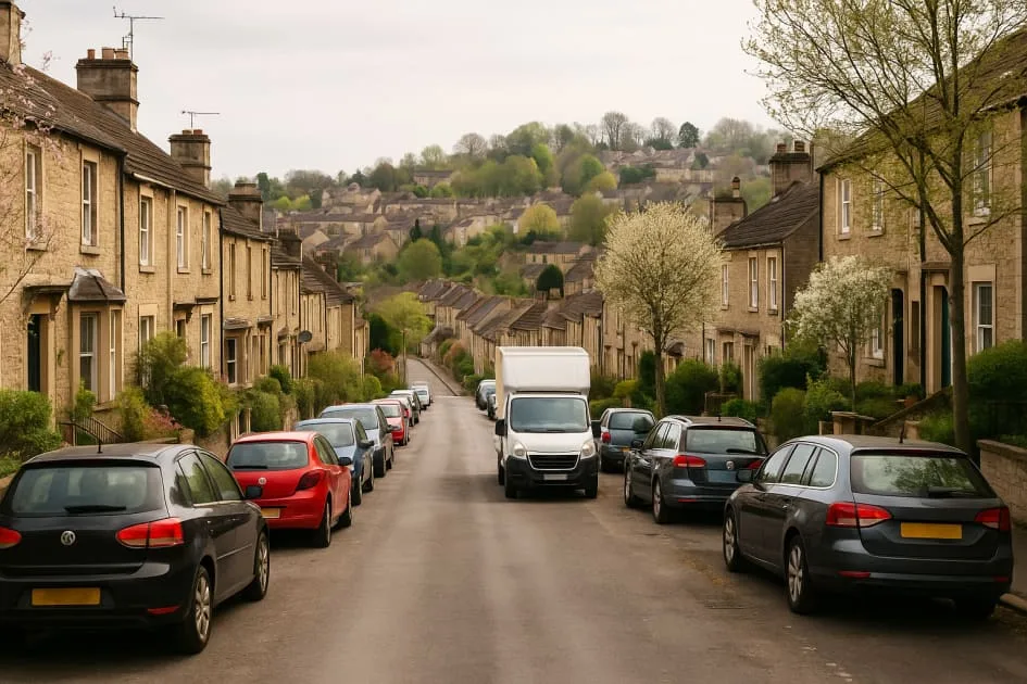 Moving guide illustration: Best Time to Move in Frome