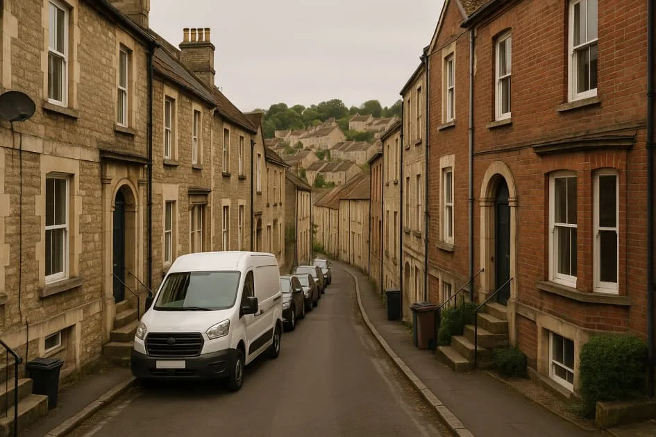 Moving guide illustration: Frome Property Challenges for Man and Van Jobs