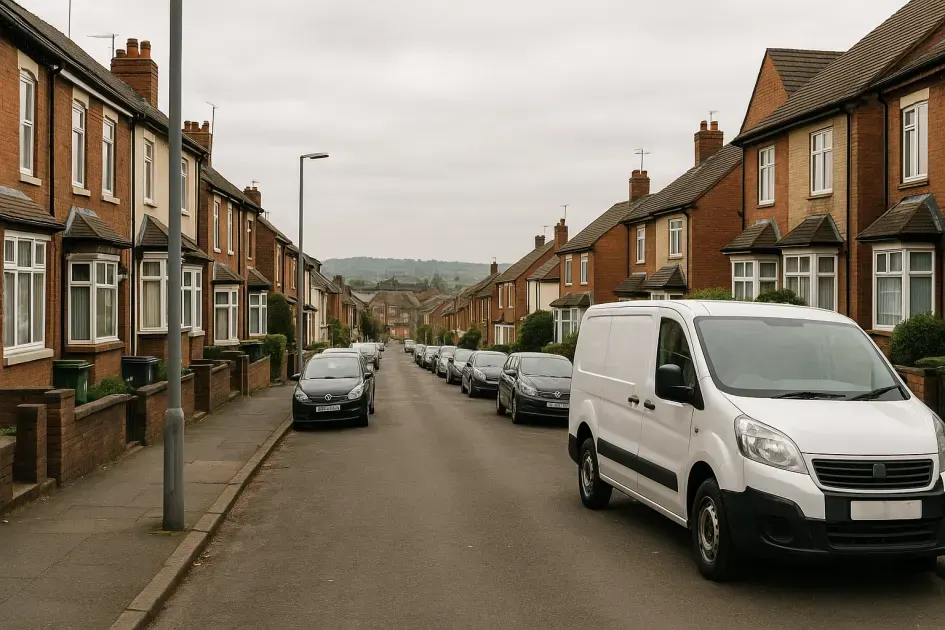 Moving guide illustration: Dudley Parking and Loading Guide &ndash; Access, Restrictions and Planning