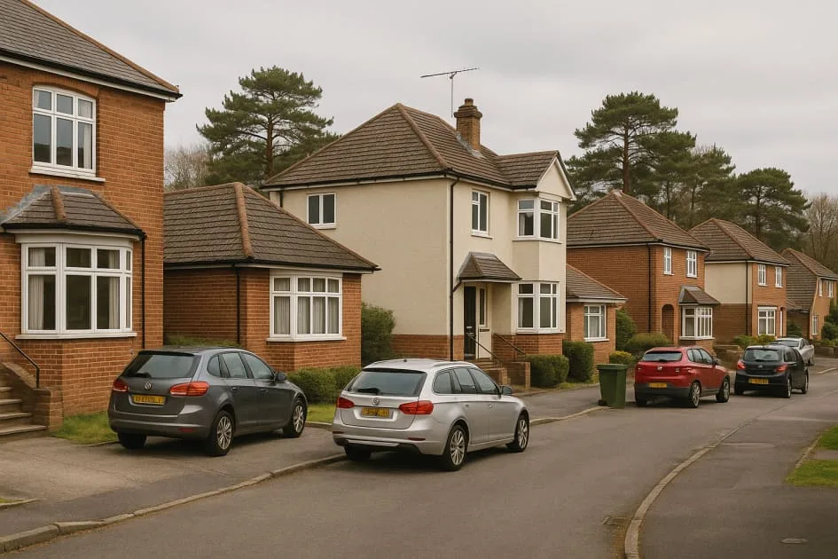 Moving guide illustration: Property Challenges in Verwood &ndash; Access Points That Slow Small Moves