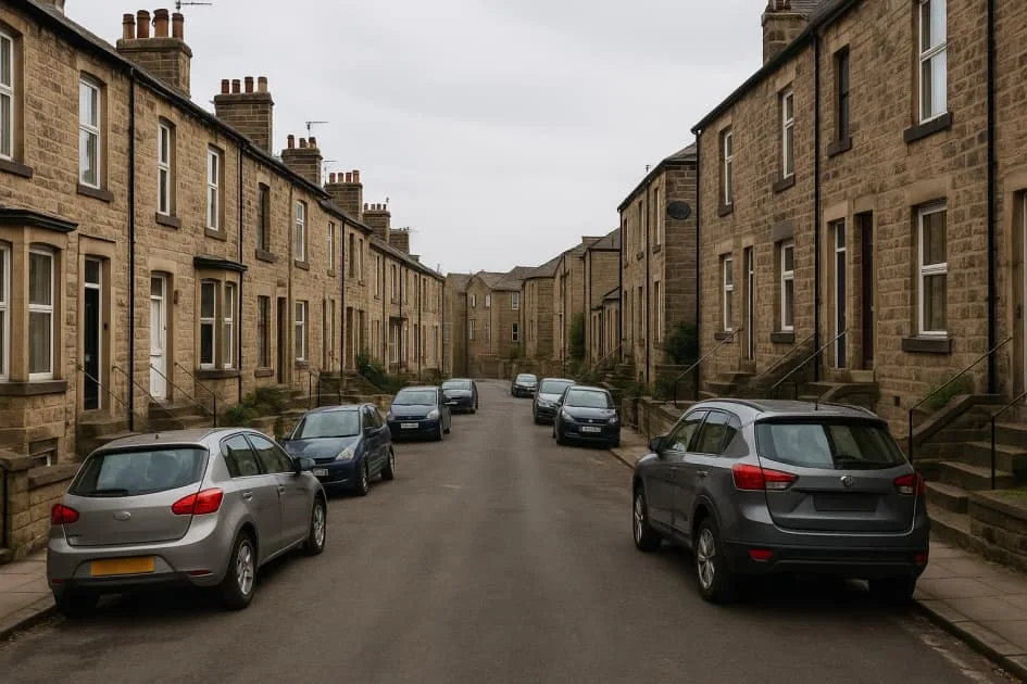 Moving guide illustration: Property challenges for man and van jobs in Bingley