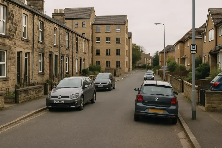 Moving guide illustration: Parking permits and loading access in Saltaire