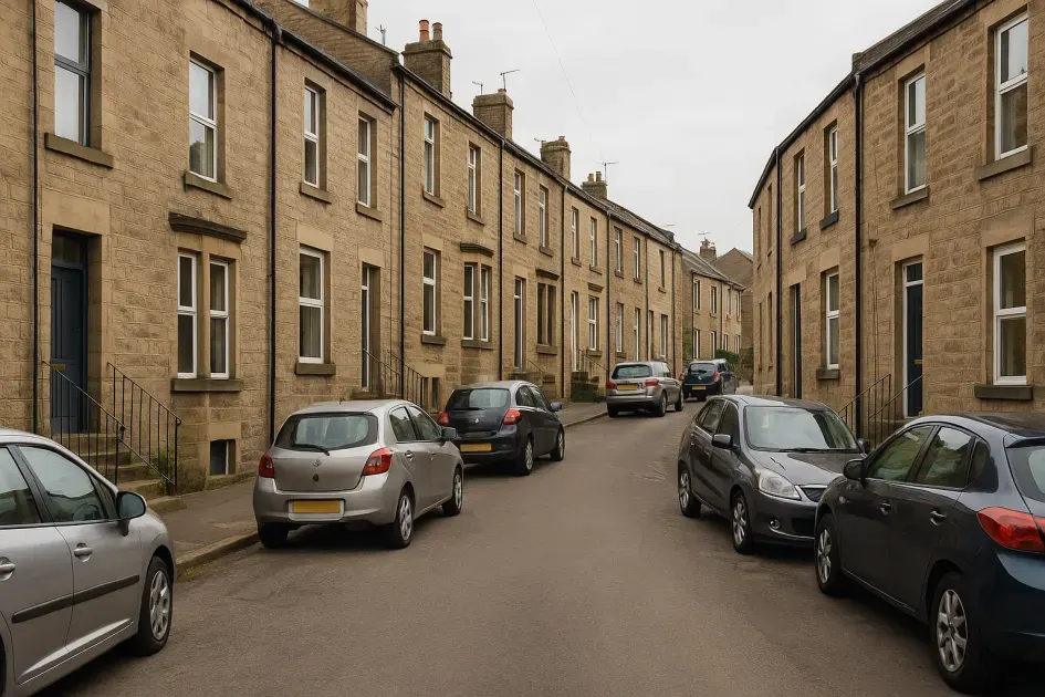 Moving guide illustration: Property challenges for man and van jobs in Saltaire