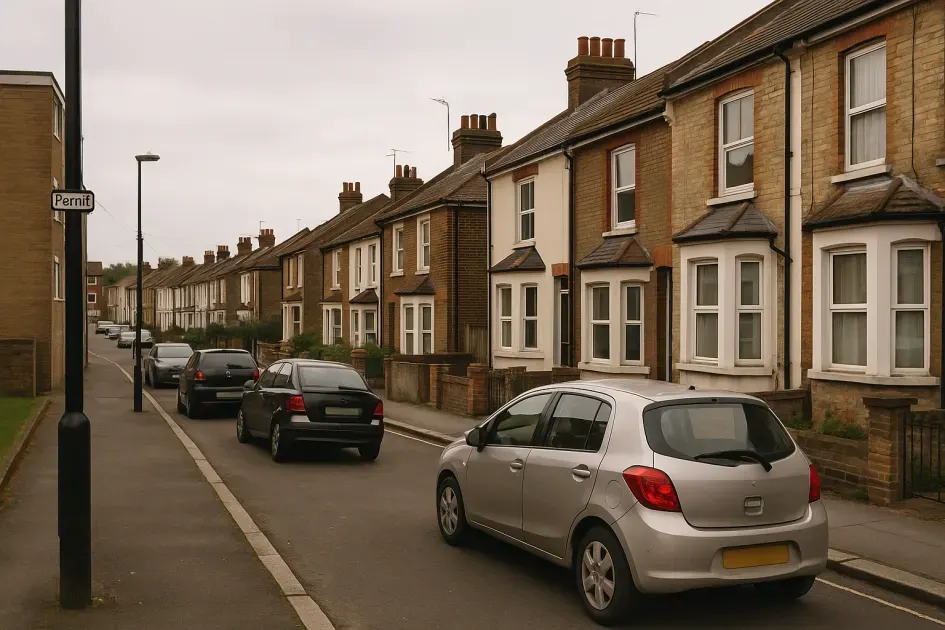 Moving guide illustration: Portslade parking and loading for a man and van move