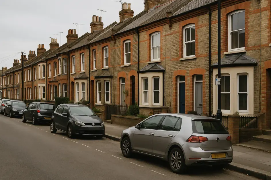 Moving guide illustration: Shoreham parking and loading for a man and van move