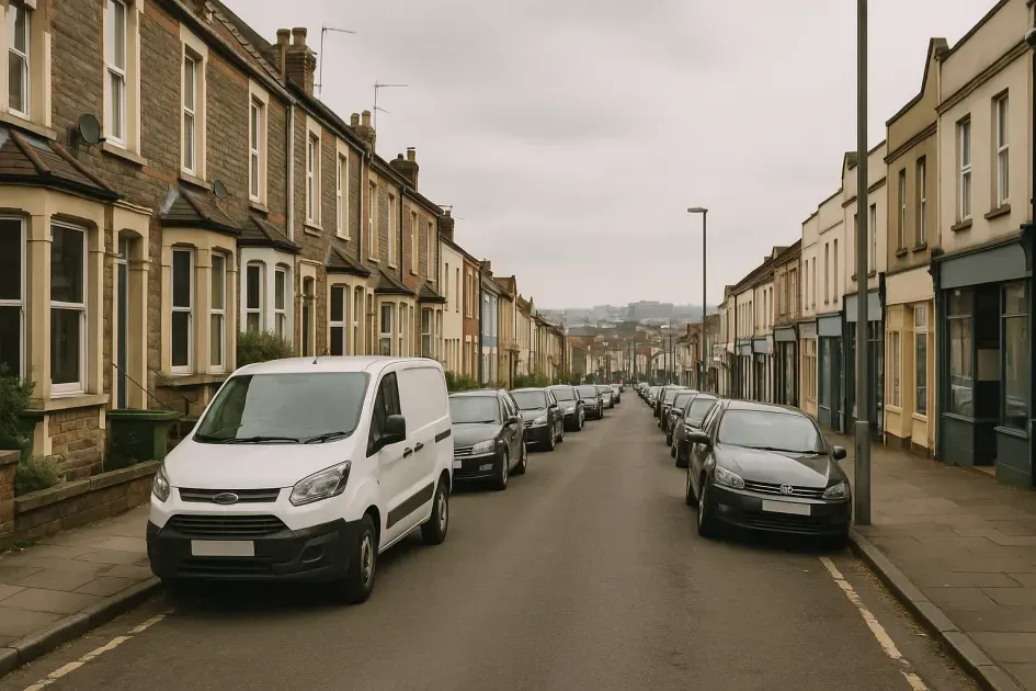 Moving guide illustration: Bedminster Parking Permits &ndash; Loading Access and Stopping Practicalities