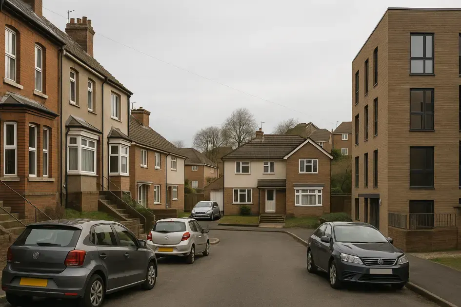 Moving guide illustration: Property challenges for removals in Caerphilly