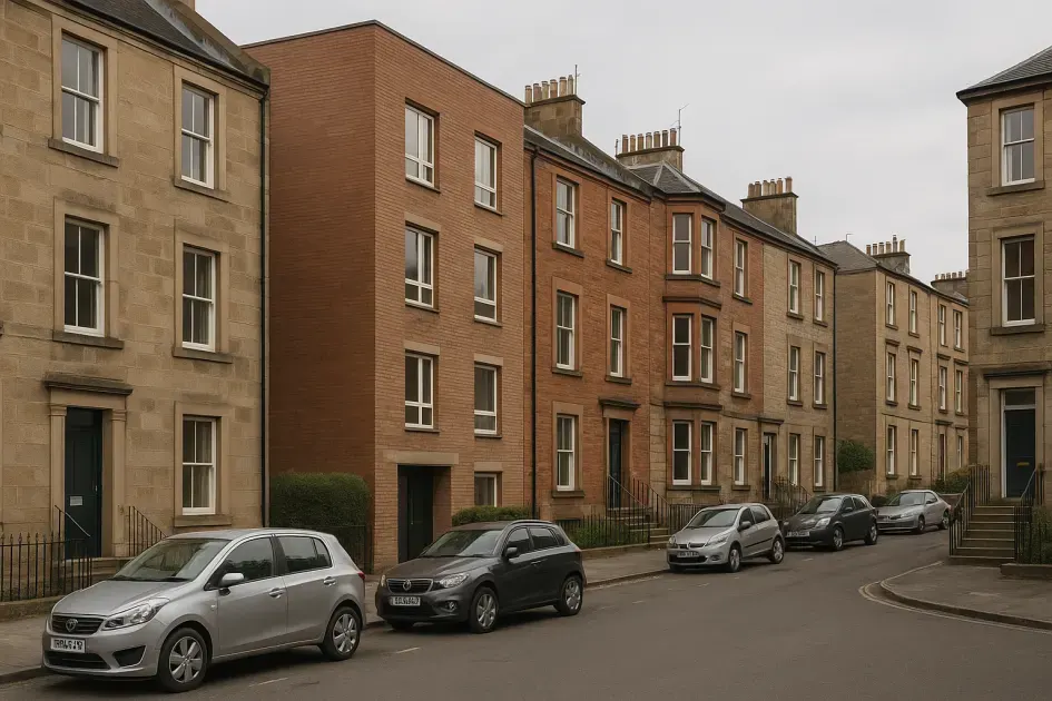 Moving guide illustration: Property challenges for removals in Central Edinburgh