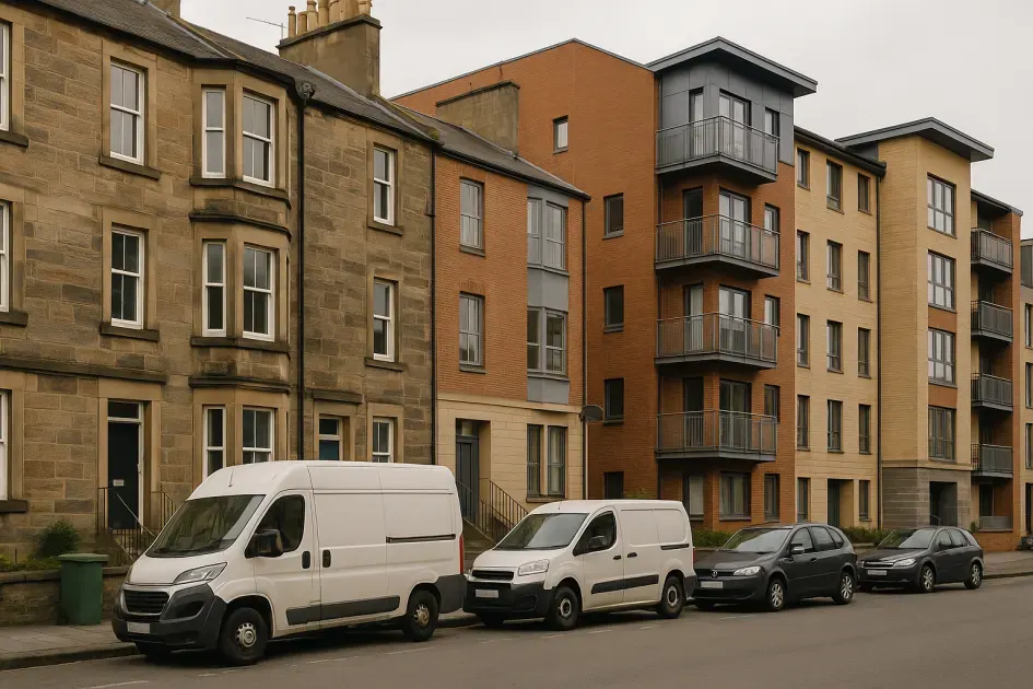 Moving guide illustration: Leith Property Challenges &ndash; Access Issues That Slow Small Moves