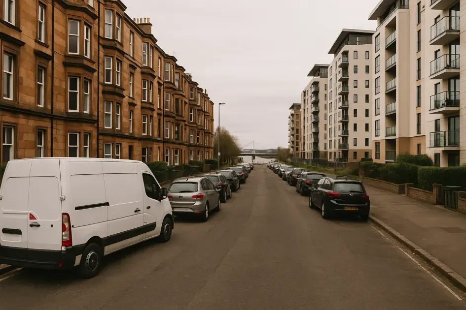 Moving guide illustration: Finnieston Parking Permits &ndash; How to Keep Loading Practical