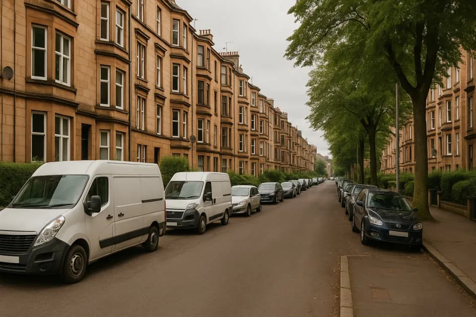 Moving guide illustration: Pollokshields Parking Permits &ndash; How to Keep Loading Practical