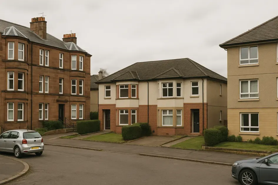 Moving guide illustration: Property access challenges for removals in South Glasgow