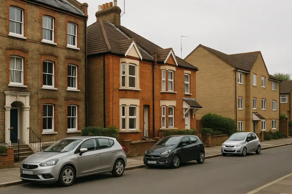 Moving guide illustration: Property challenges for removals in Farnham