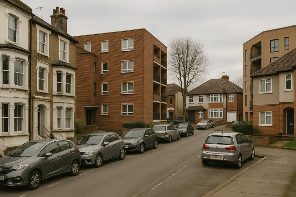 Moving guide illustration: Property challenges for removals in West London