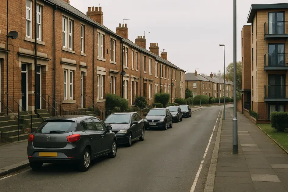Moving guide illustration: Heaton Parking Permits &ndash; Loading Access, Restrictions and Planning