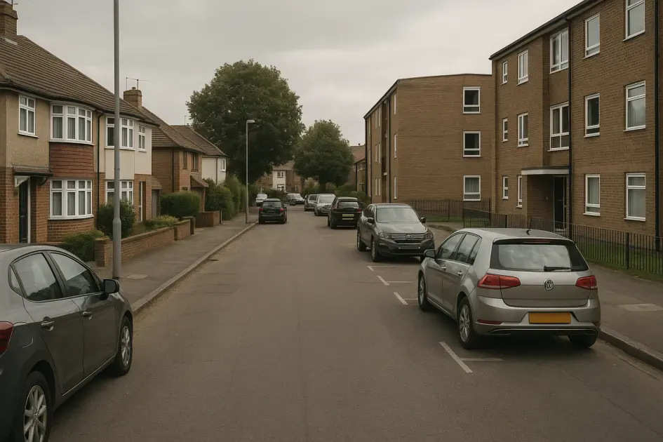 Moving guide illustration: Woodley Parking Permits &ndash; Loading Access, Restrictions and Planning