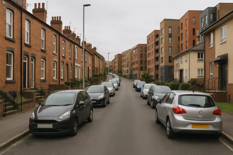 Moving guide illustration: Heeley Parking and Loading Access - Stopping, Bays and Planning