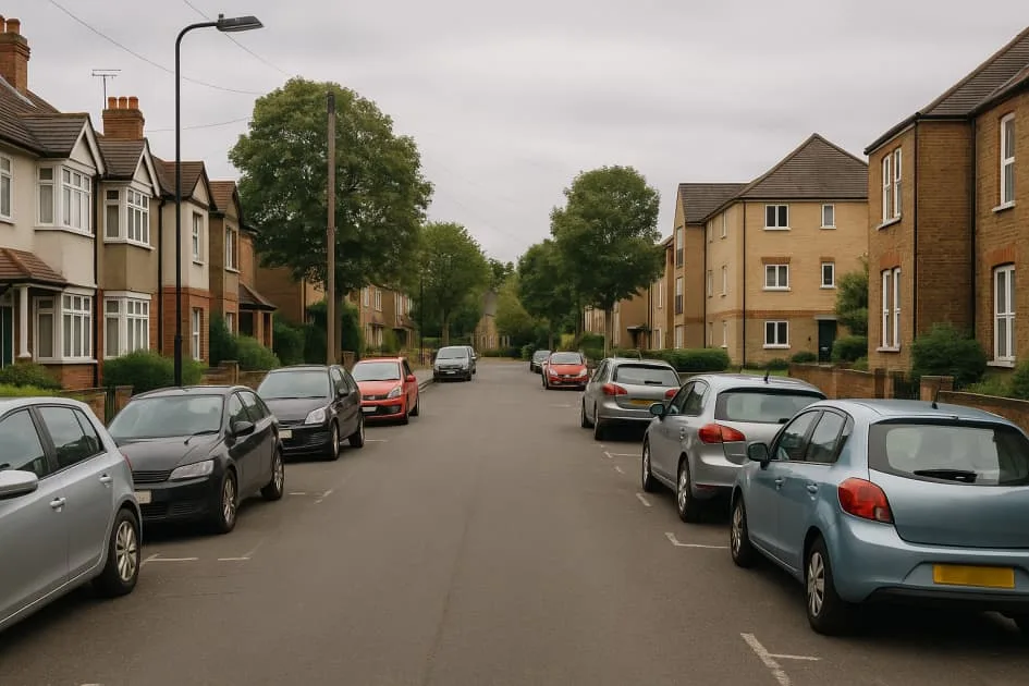 Moving guide illustration: Letchworth Parking Permits &ndash; Loading Access, Restrictions and Planning