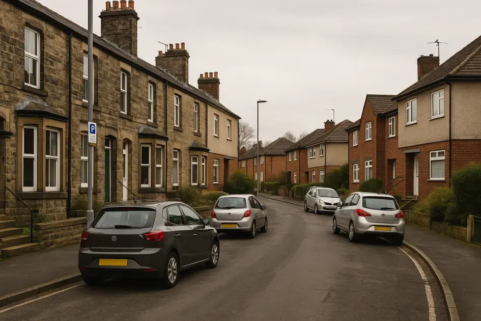 Moving guide illustration: Marple Parking Permits &ndash; Loading Access, Restrictions and Planning