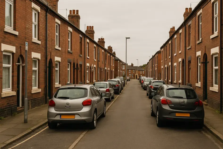 Moving guide illustration: Burslem Parking and Permit Advice for a Man and Van Move