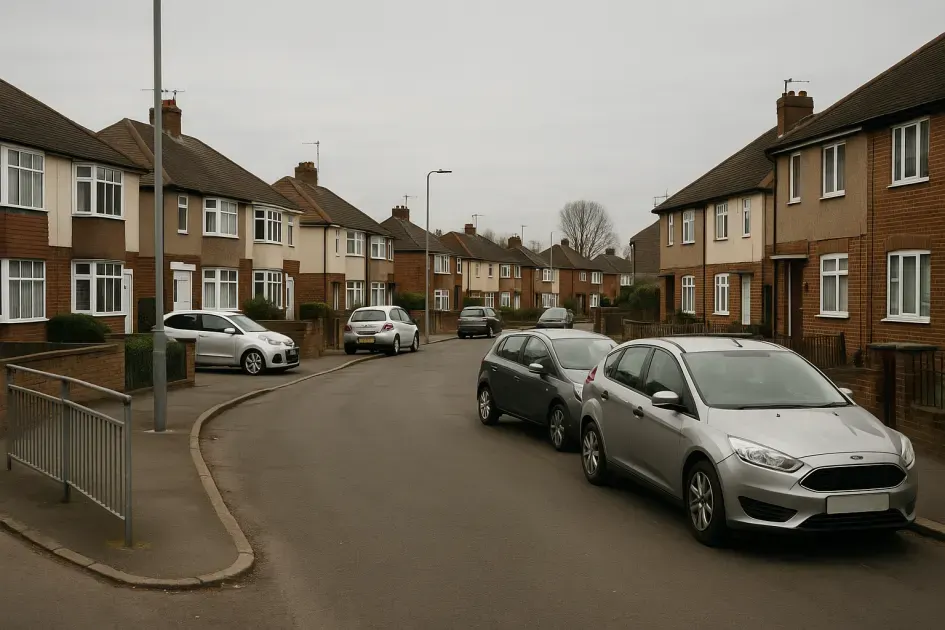 Moving guide illustration: Wednesfield Parking and Loading Access - Stopping, Restrictions and